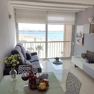 Apartamento Paradis Playa Apartamento En 1ª Línea De Mar Con Magníficas Vistas, La Pineda